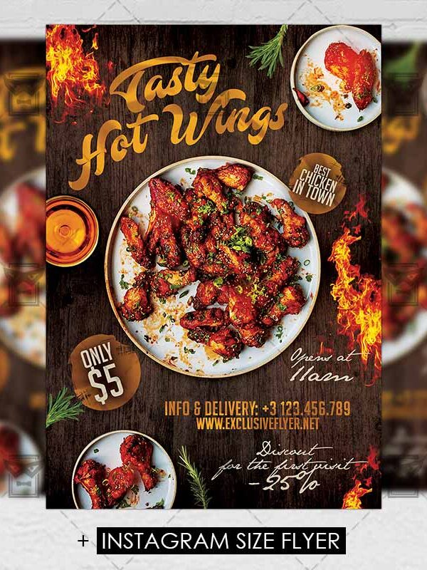 tasty_hot_wings-premium-flyer-template-1