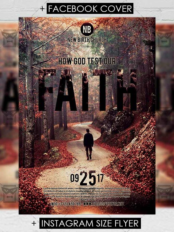 how_god_test_our_faith-premium-flyer-template-1