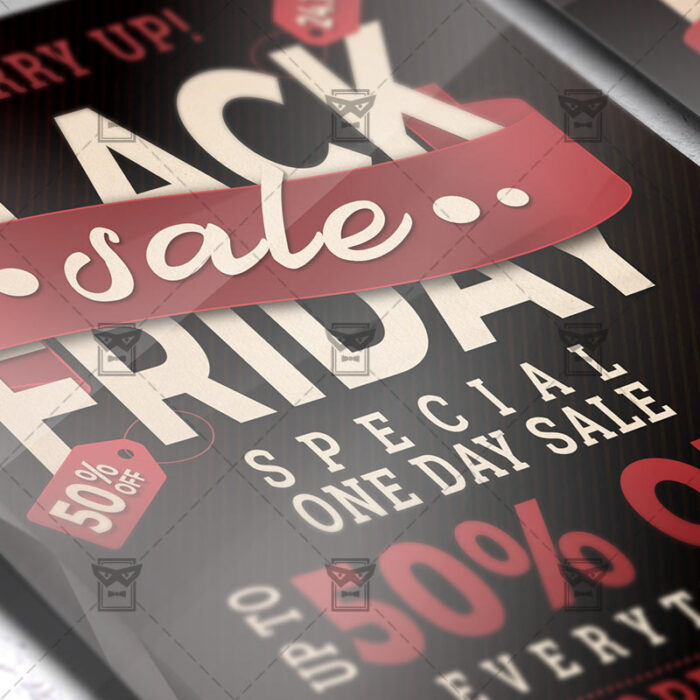 Download Black Friday Sale PSD Flyer Template Now