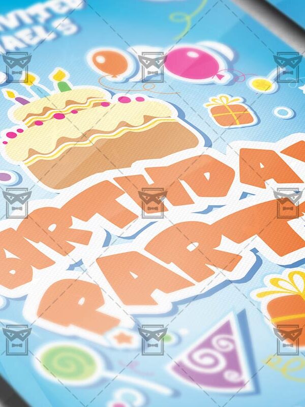 Download Kids Birthday PSD Invitation Card Template Now