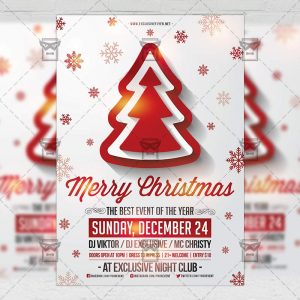Download Merry Christmas PSD Flyer Template Now