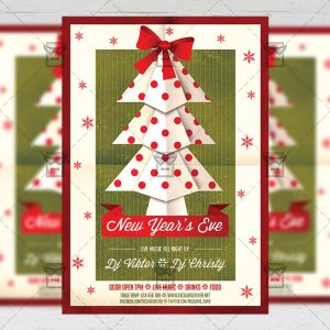 New Year's Eve - Seasonal A5 Flyer Template