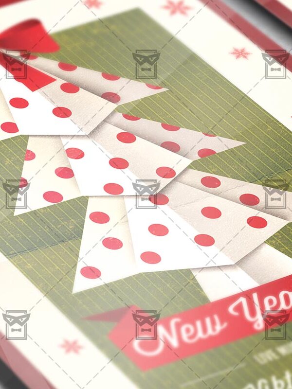 New Year's Eve - Seasonal A5 Flyer Template