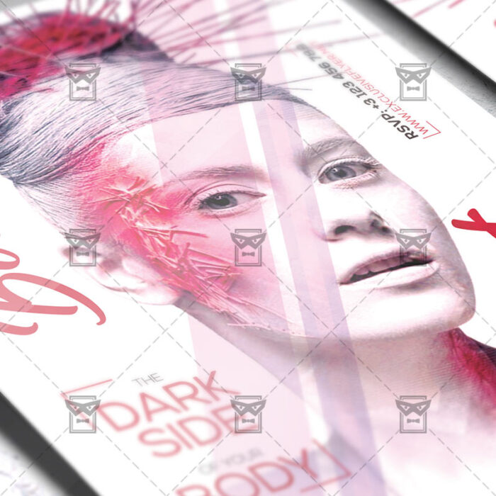 Download Body Paint Party PSD Flyer Template Now