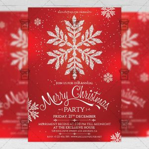 Download Christmas Invitation PSD Flyer Template Now