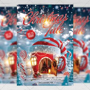 Download Christmas Tale PSD Flyer Template Now