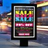 Download Cyber Sale PSD Flyer Template Now