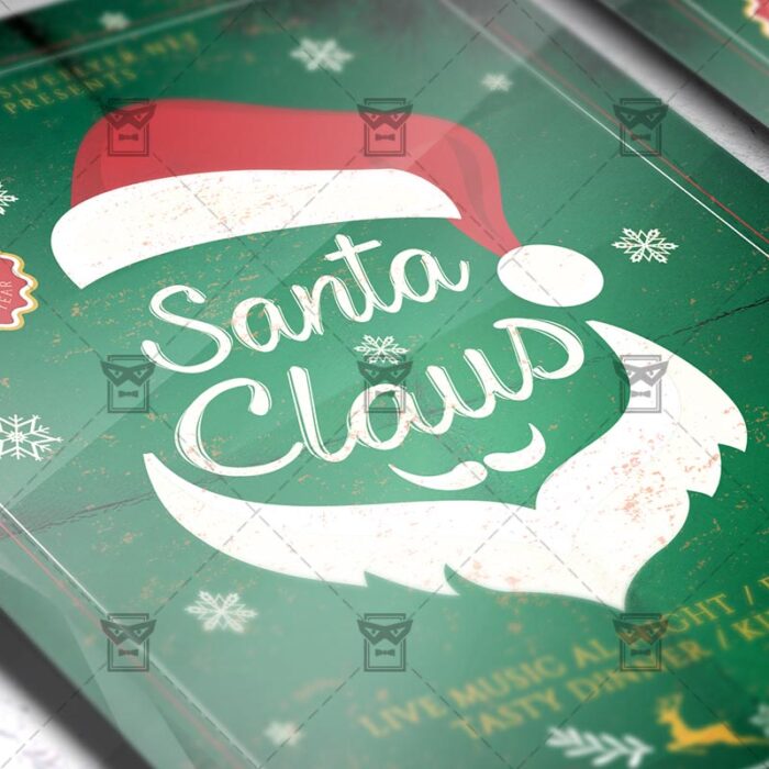 Download Santa Claus PSD Flyer/Poster Template Now