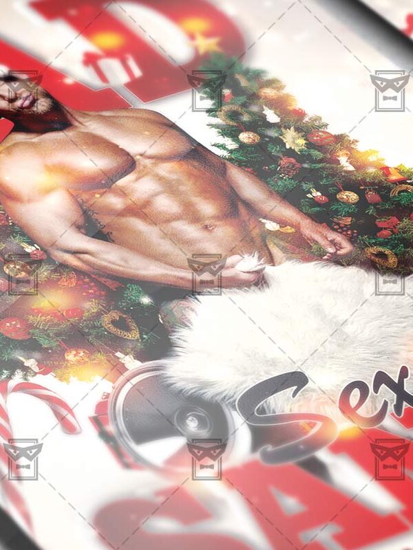 Download Sexy Bad Santa PSD Flyer Template Now