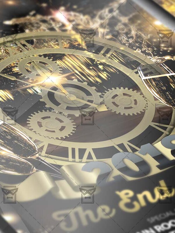 Download The End of Year Night PSD Flyer Template Now