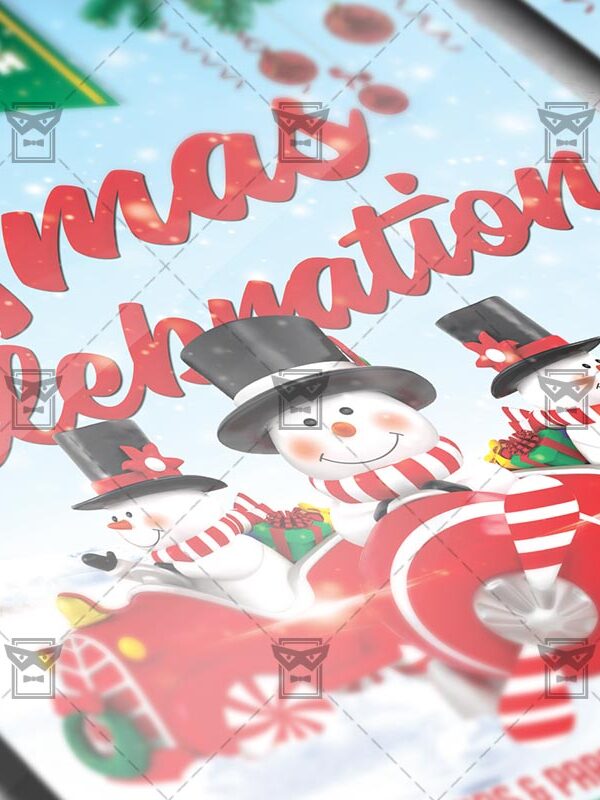 Download Xmas Celebration 2018 PSD Flyer Template Now