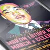 Download Martin Luther King Day PSD Flyer Template Now