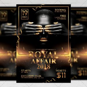 Download Royal Affair PSD Flyer Template Now