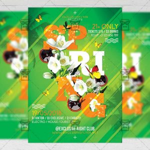 Download Spring Bash PSD Flyer Template Now