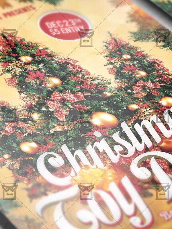 Download Toy Drive Free Seasonal A5 Flyer PSD Template Now