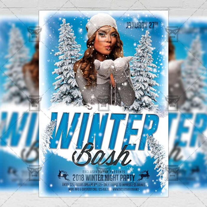 Download Winter Bash PSD Flyer Template Now