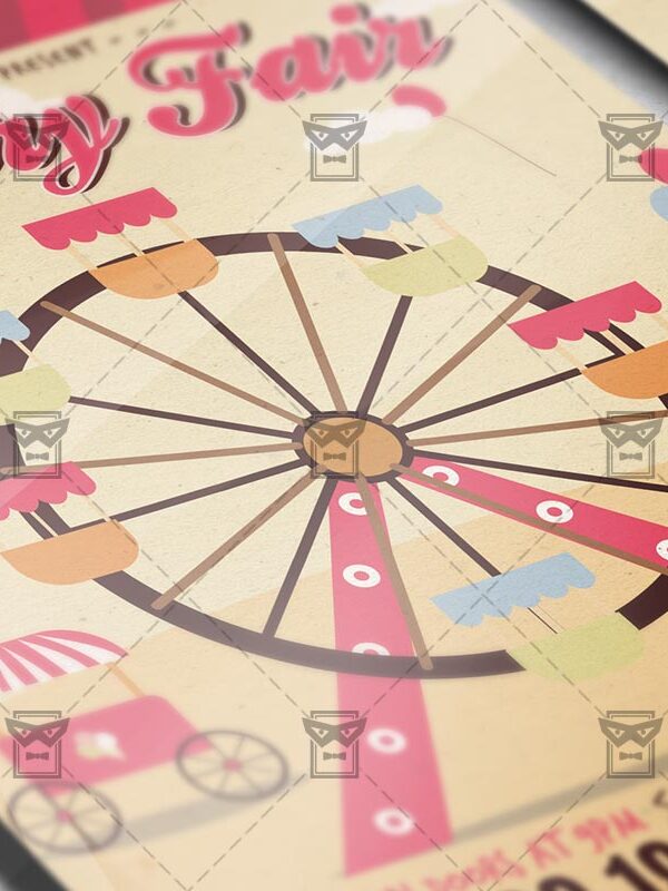 Download Country Fair PSD Flyer Template Now