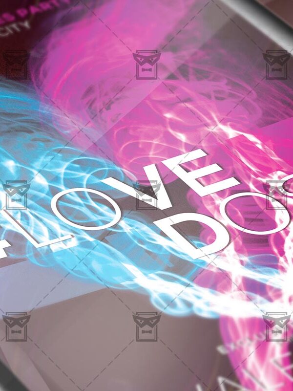 Download Love Dose PSD Flyer Template Now