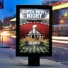 Download Super Bowl Game PSD Flyer Template Now