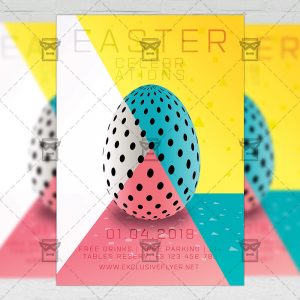 Download Easter Celebration PSD Flyer Template Now