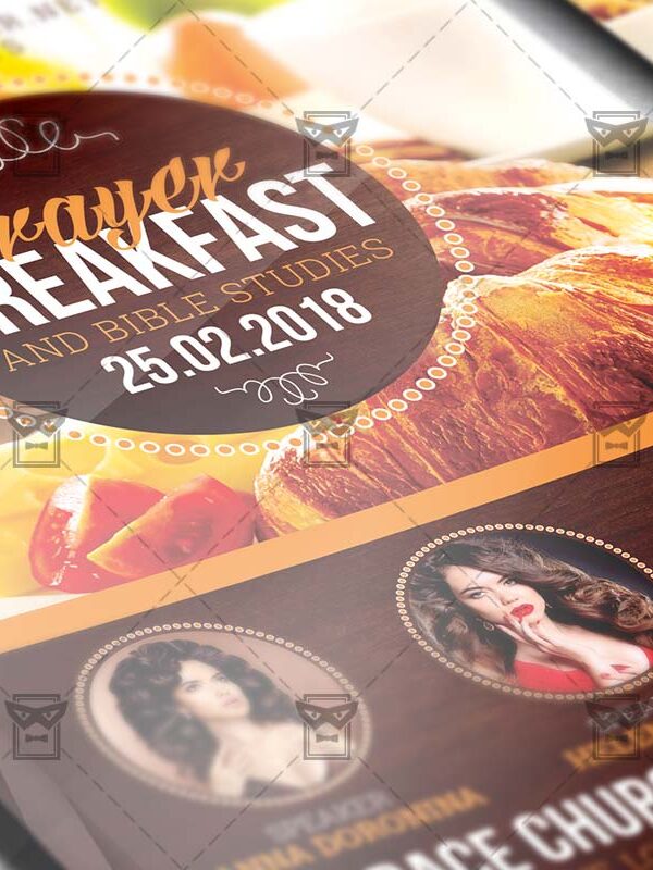 Download Prayer Breakfast PSD Flyer Template Now