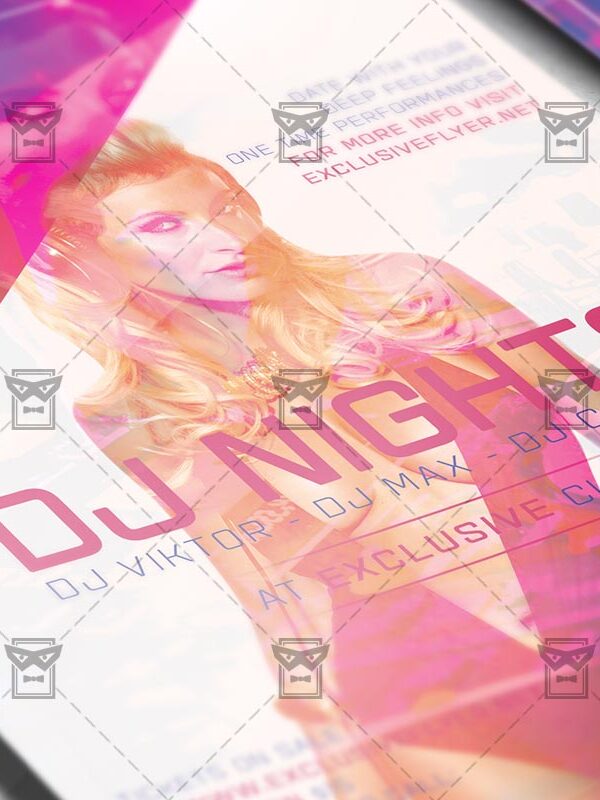 Download Dj Nights PSD Flyer Template Now