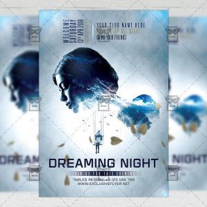 Download Dreaming Night PSD Flyer Template Now