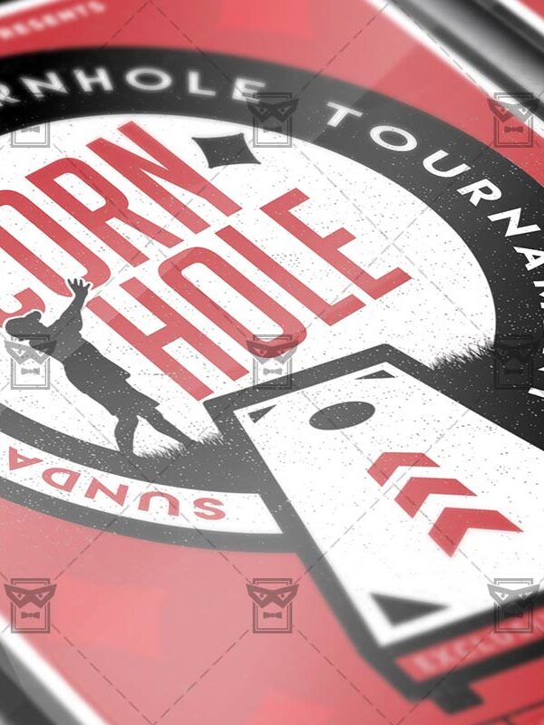 Download Cornhole Tournament PSD Flyer Template Now