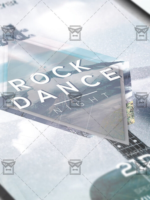 Download Rock Dance Night PSD Flyer Template Now