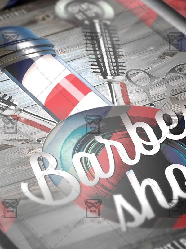 Download Barber Shop PSD Flyer Template Now