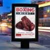 Download Boxing Night PSD Flyer Template Now