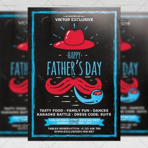 Download Fathers Day PSD Flyer Template Now