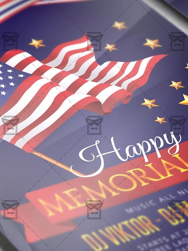 Download Memorial Day Flyer PSD Flyer Template Now