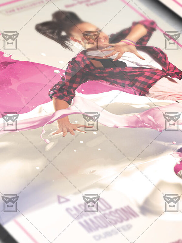 Download Paint Party PSD Flyer Template Now