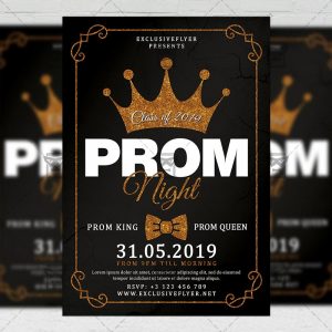 Download Prom Night PSD Flyer Template Now