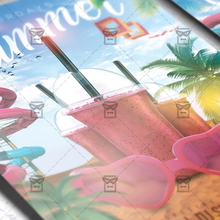 Download Summer Saturdays PSD Flyer Template Now