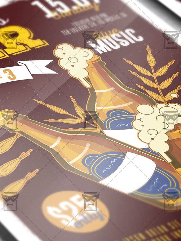 Download Happy Hours PSD Flyer Template Now