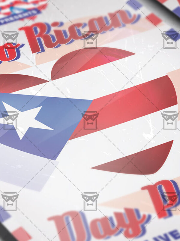 Download Puerto Rican Parade PSD Flyer Template Now