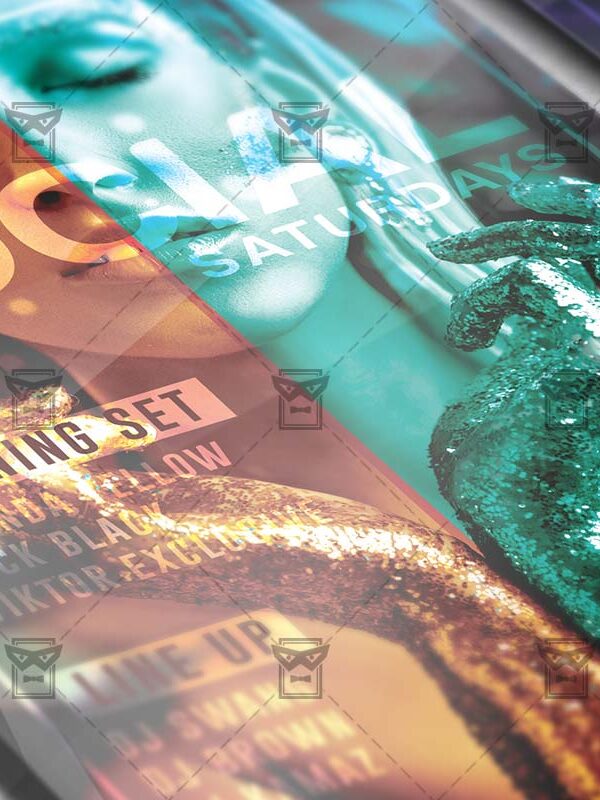 Download Social Saturdays PSD Flyer Template Now