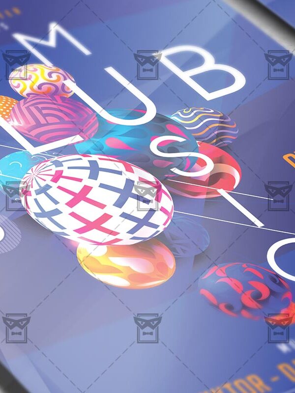 Download Club Music Night PSD Flyer Template Now