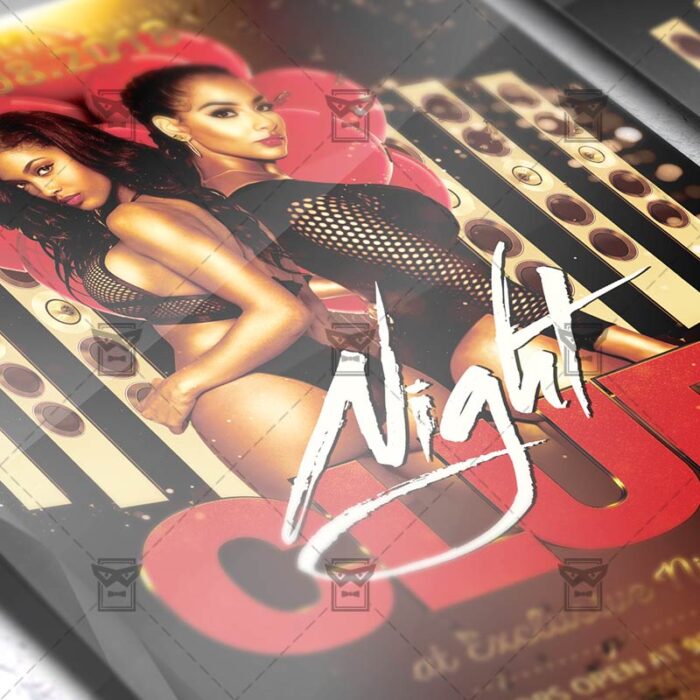 Download Club Night PSD Flyer Template Now