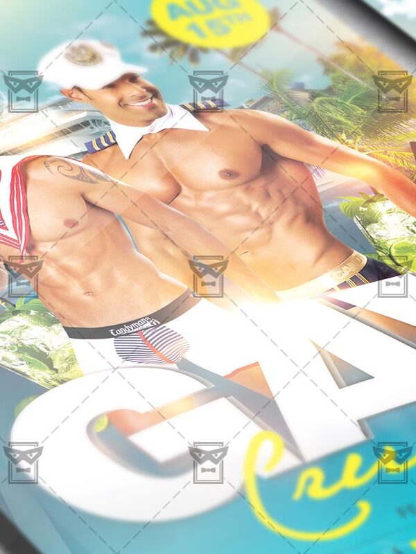 Download Gay Cruise PSD Flyer Template Now