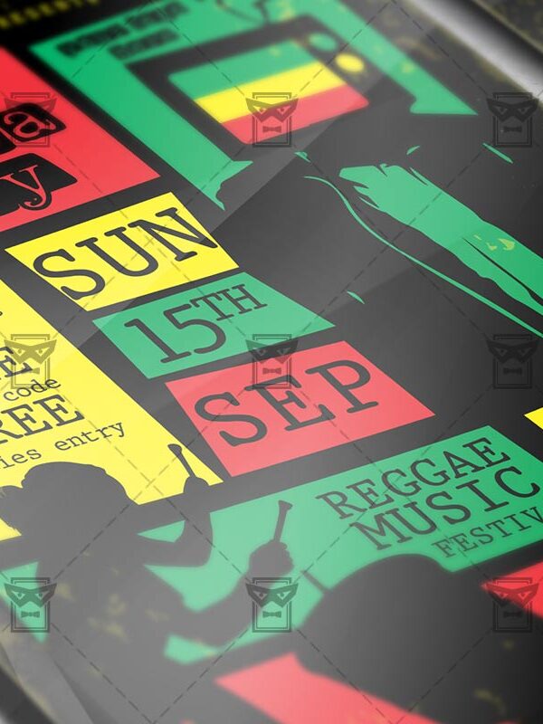 Download Jamaica Party PSD Flyer Template Now