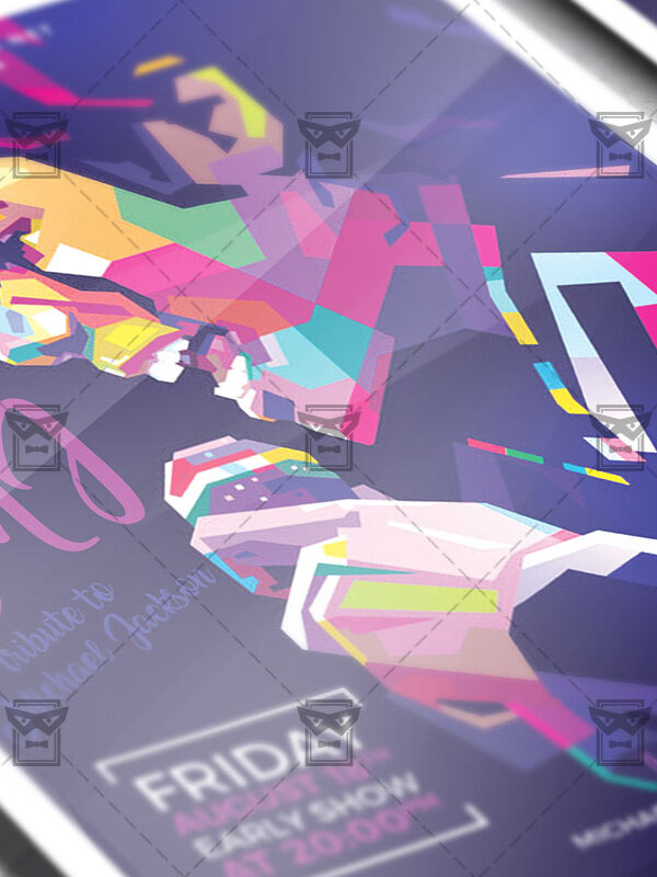Download Michael Jackson Tribute PSD Flyer Template Now