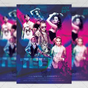 Download Club Music Night PSD Flyer Template Now