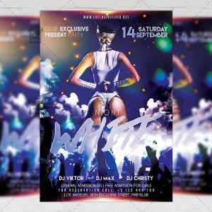 Download White Night PSD Flyer Template Now