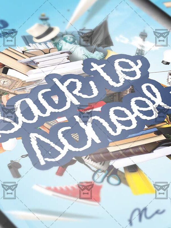 Download Back to School PSD Flyer Template Now