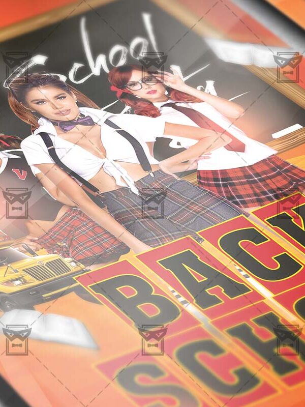 Download Back to School PSD Flyer Template Now