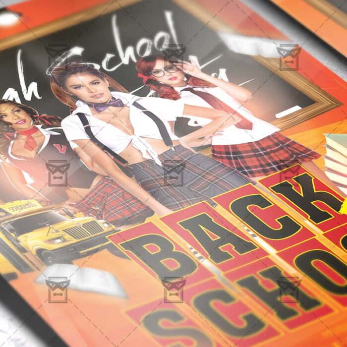 Download Back to School PSD Flyer Template Now