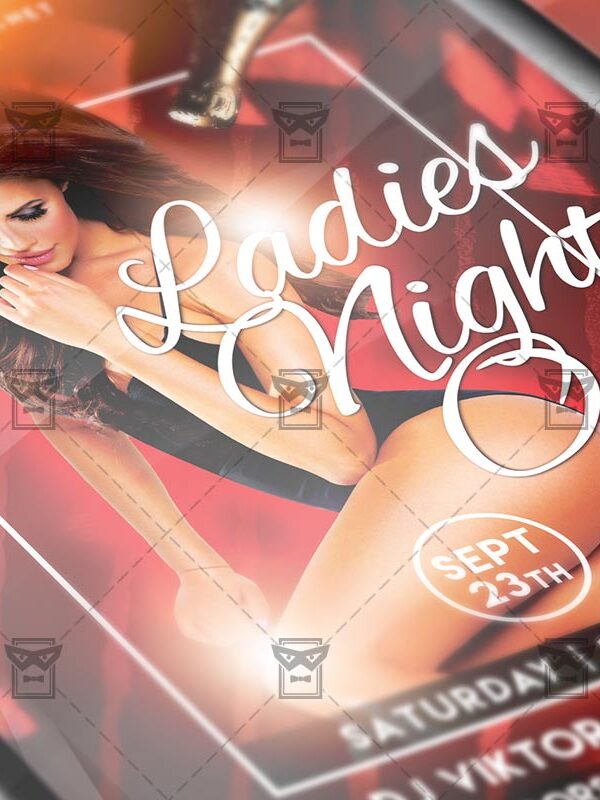 Download Ladies Night Out PSD Flyer Template Now